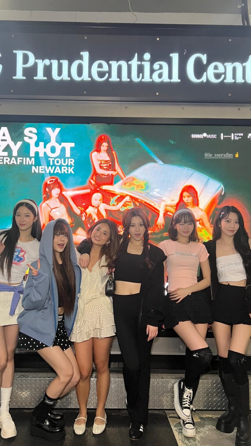 250904 تحديث قصص Rachel Huh Instagram مع Le Sserafim