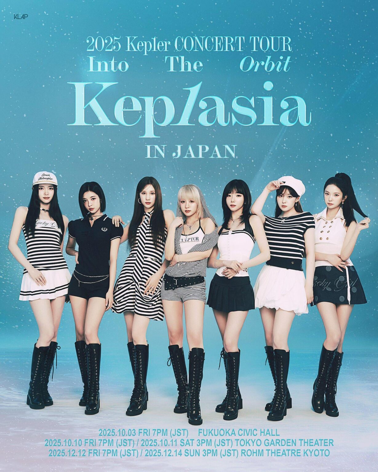 Kep1er - 2025 Concert Tour "في المدار: Kep1asia" في اليابان (ملصق)