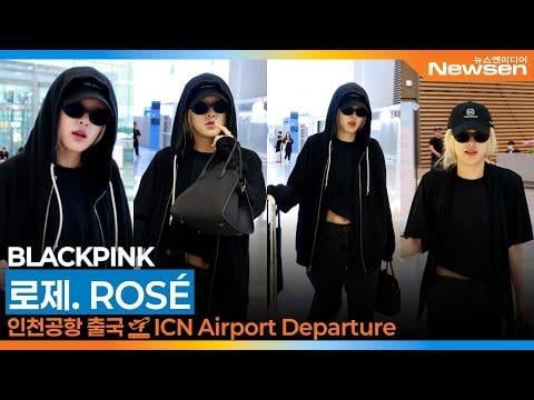 250918 مطار Rosé @ Incheon الدولي (المغادرة إلى الولايات المتحدة)