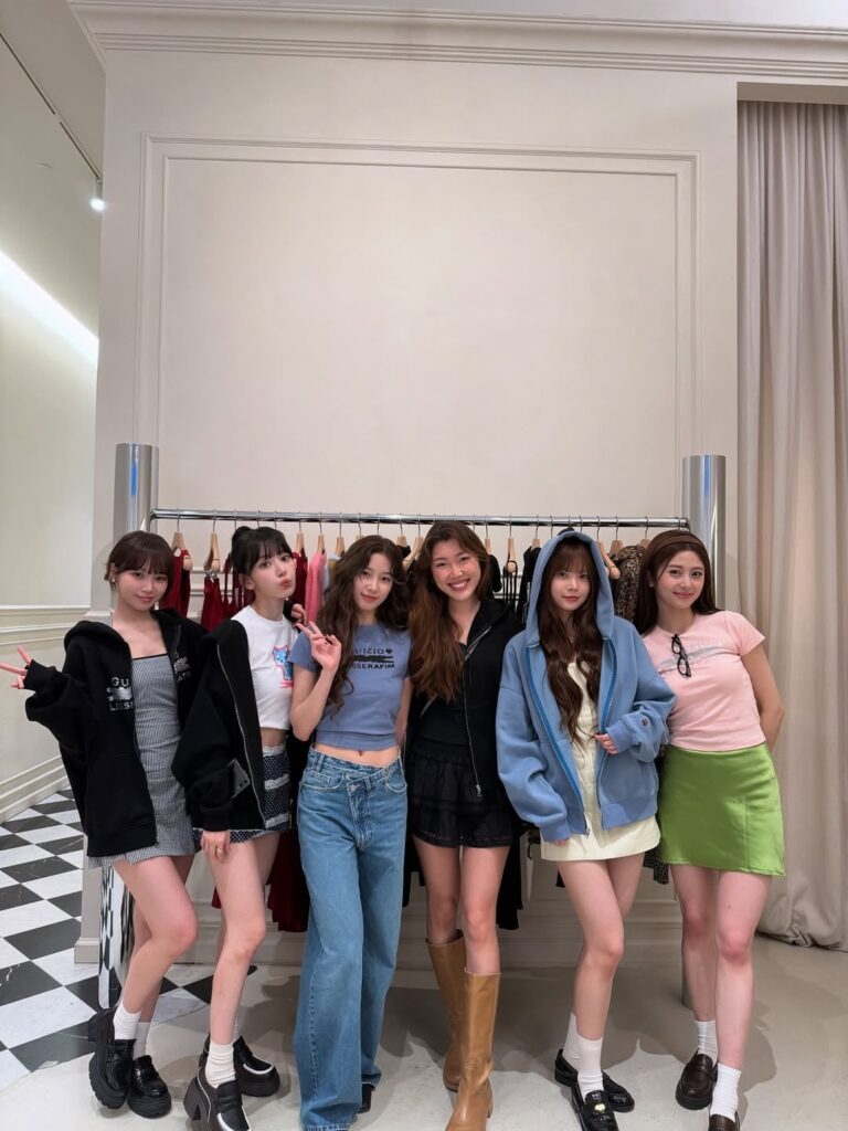 250902 تحديث Hannah Cho Instagram مع Le Sserafim