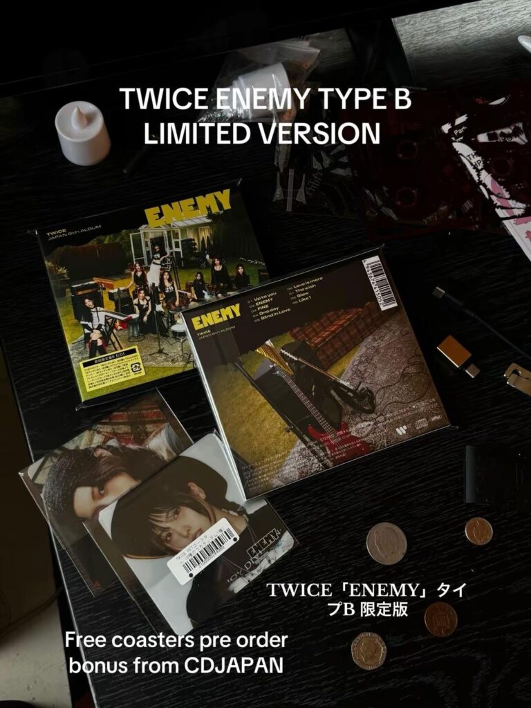 حصلت على ألبوم العدو المحدود B في المملكة المتحدة من خلال Cdjapan