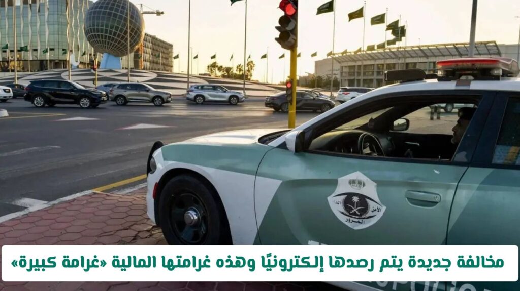 المرور السعودي أطلق مخالفة جديدة!! يتم رصدها إلكترونيًا وهذه غرامتها المالية «غرامة كبيرة»