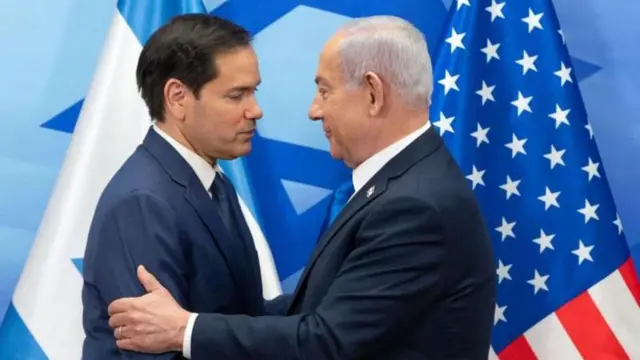 ماركو روبيو وبنيامين نتنياهو