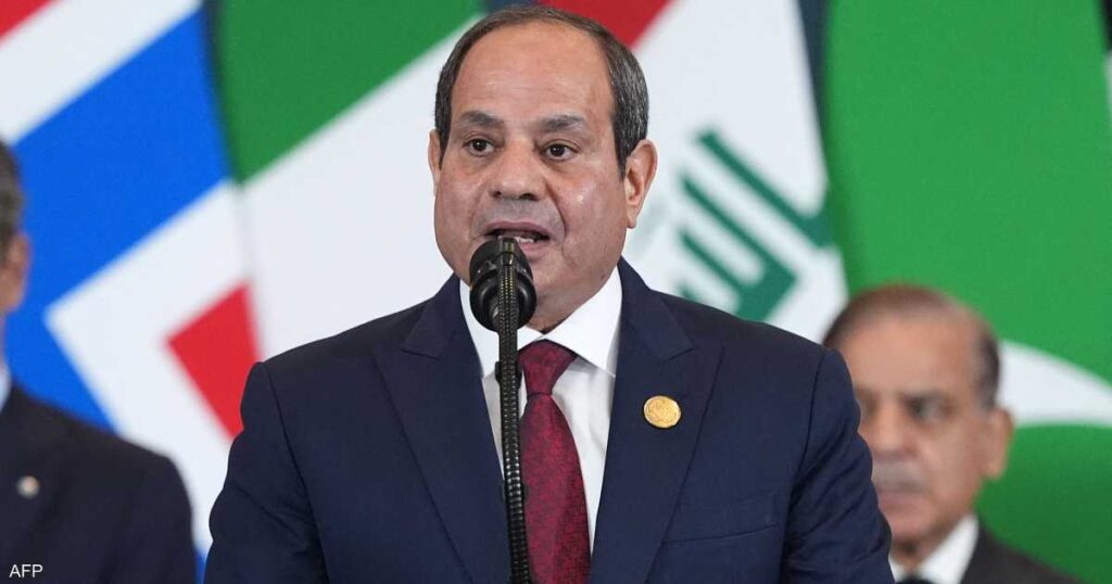 السيسي: أمامنا فرصة تاريخية فريدة.. وهذا ندائي لشعب إسرائيل