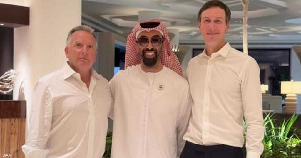 طحنون بن زايد يلتقي ويتكوف وكوشنر