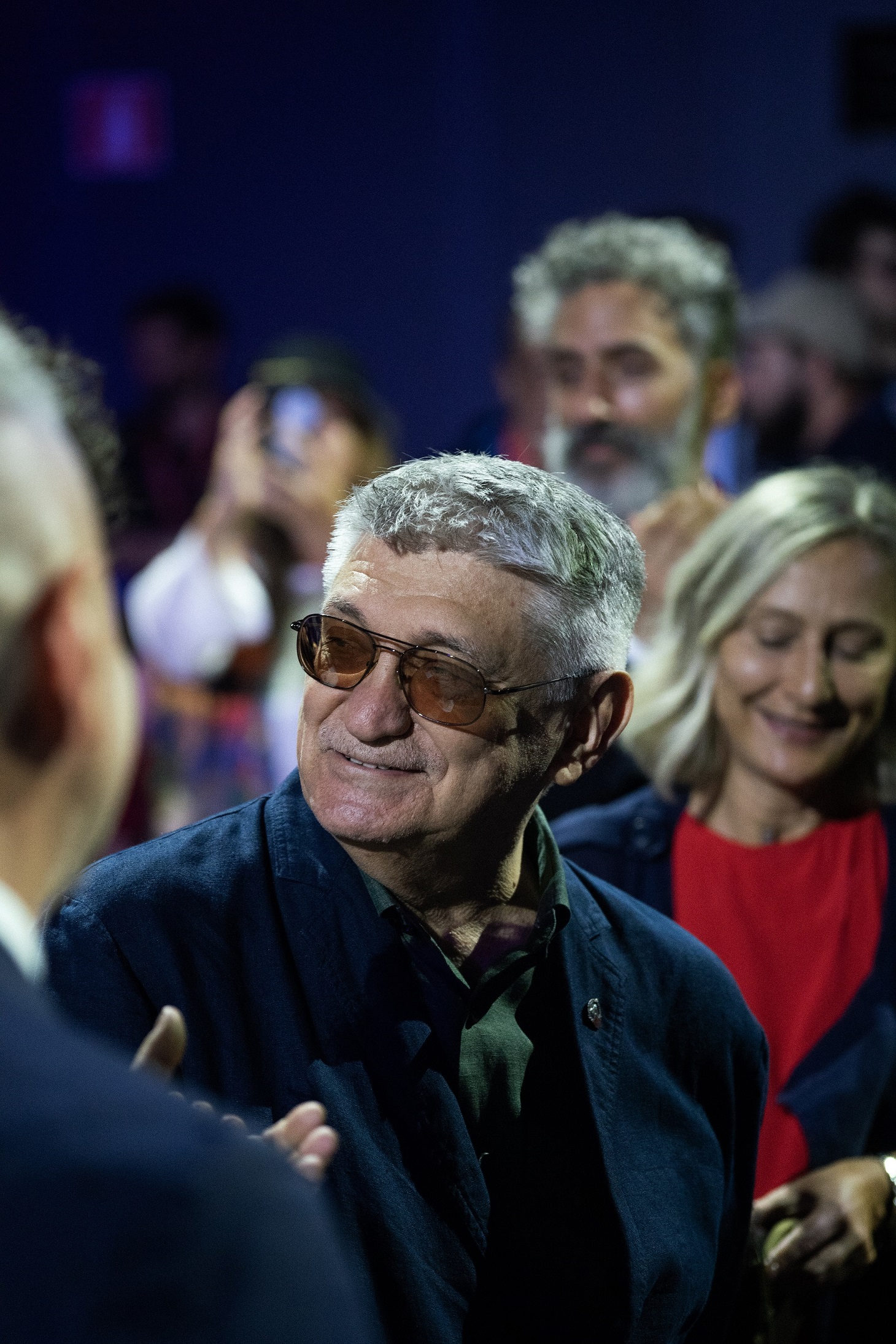 المعلّم الروسي بعد العرض في البندقية.