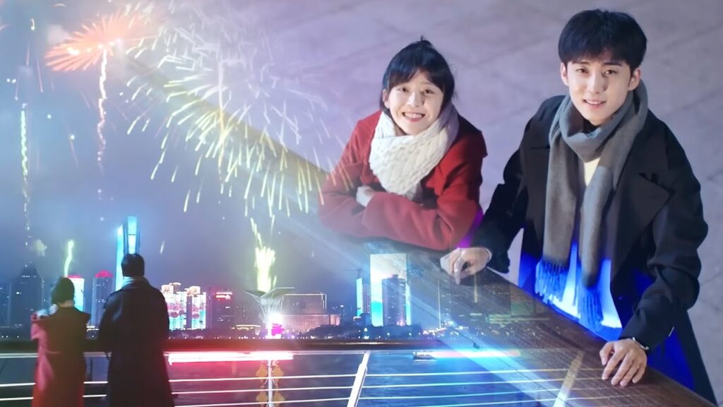 يظل بطلنا برفقة فتاته وهي في المستشفى فيقضي معها ليلة رأس السنة محاولًا إسعادها❤️😍من "معادلة الحب"