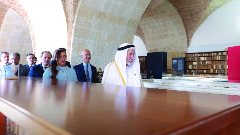 سلطان القاسمي بعد «رحلة بالغة الأهمية» يُنصف الثقافة العربية بصرح في «كويمبرا» البرتغالية