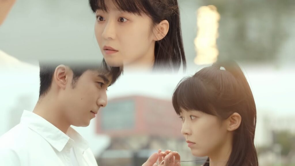 يشعر بطلنا بالتهديد بمعرفة أن فتاته تقابل غيره فيسرع إليها لإيقافها والاعتراف بحبه لها❤️معادلة الحب