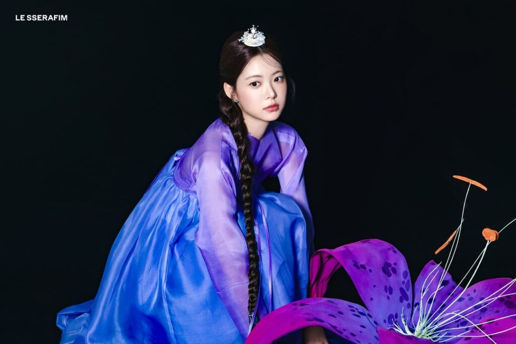 251007 Le Sserafim - Super Elle (October 2025 Issue Photo Sketch - Hong Eunchae & Unit)