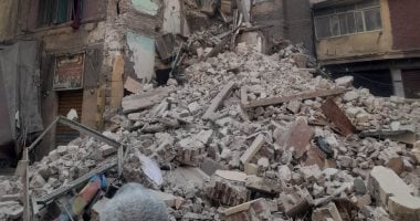 انهيار عقار من 3 طوابق فى مصر القديمة.. والمعاينة: عقار قديم