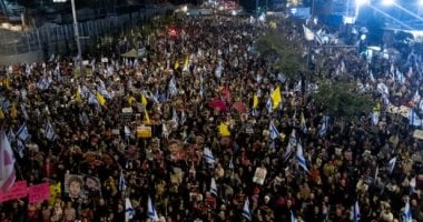 تل أبيب تنتفض.. مظاهرات حاشدة تطالب برحيل بنيامين نتنياهو تل أبيب تنتفض.. مظاهرات حاشدة تطالب برحيل بنيامين نتنياهو