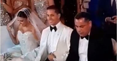 قيادات الدولة ونجوم الفن فى حفل زفاف ابنة الشهيد محمد مبروك (صور)