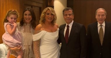 8 صور من عقد قران إيناس الدغيدى وسط فرحة النجوم