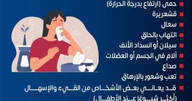 وزارة الصحة: إصابات الأنفلونزا تأتي فجأة وهذه أبرز الأعراض
