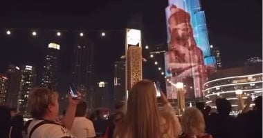 برج خليفة يقدم عروضا ضوئية مبهرة احتفالا بالمتحف المصرى الكبير.. صور برج خليفة يقدم عروضا ضوئية مبهرة احتفالا بالمتحف المصرى الكبير.. صور