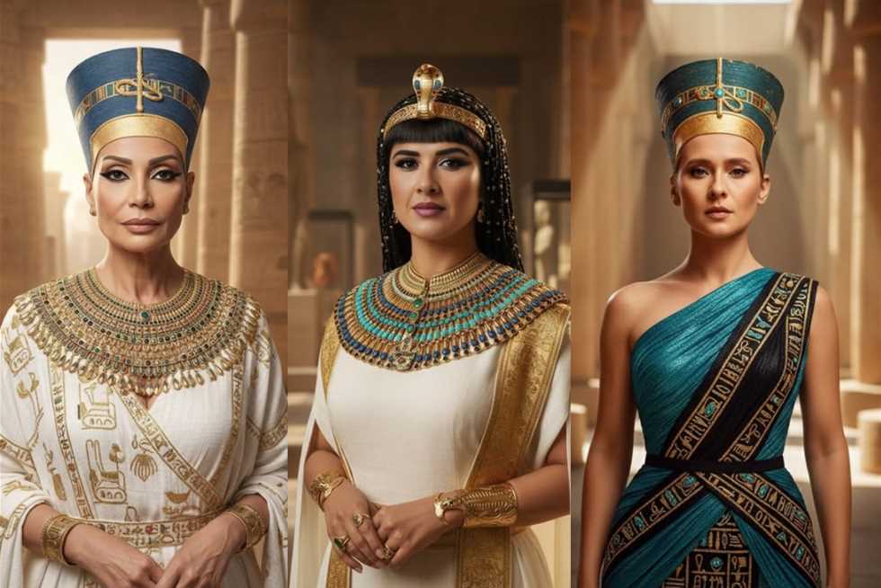 سوسن بدر ونيللي كريم وياسمين عبدالعزيز.. نجمات الفن بالزي الفرعوني قبل افتتاح المتحف المصري الكبير (صور) سوسن بدر ونيللي كريم وياسمين عبدالعزيز.. نجمات الفن بالزي الفرعوني قبل افتتاح المتحف المصري الكبير (صور)