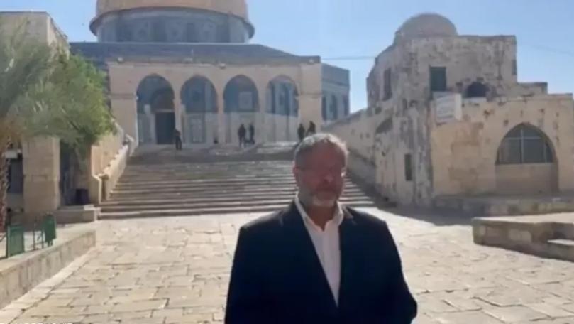 مجدداً... بن غفير يقتحم المسجد الأقصى