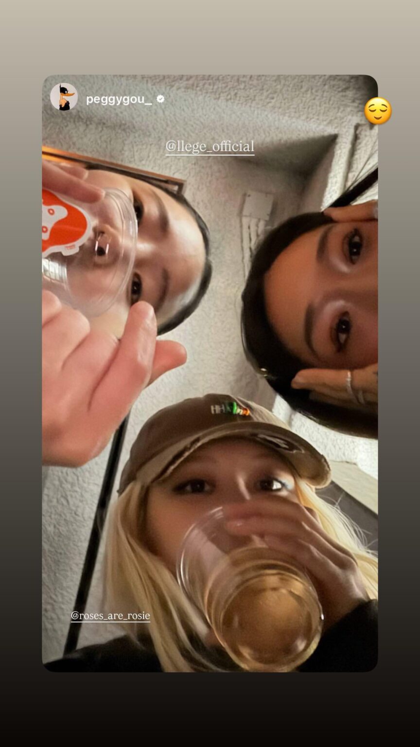 251030 تحديث قصة روزي على الانستغرام