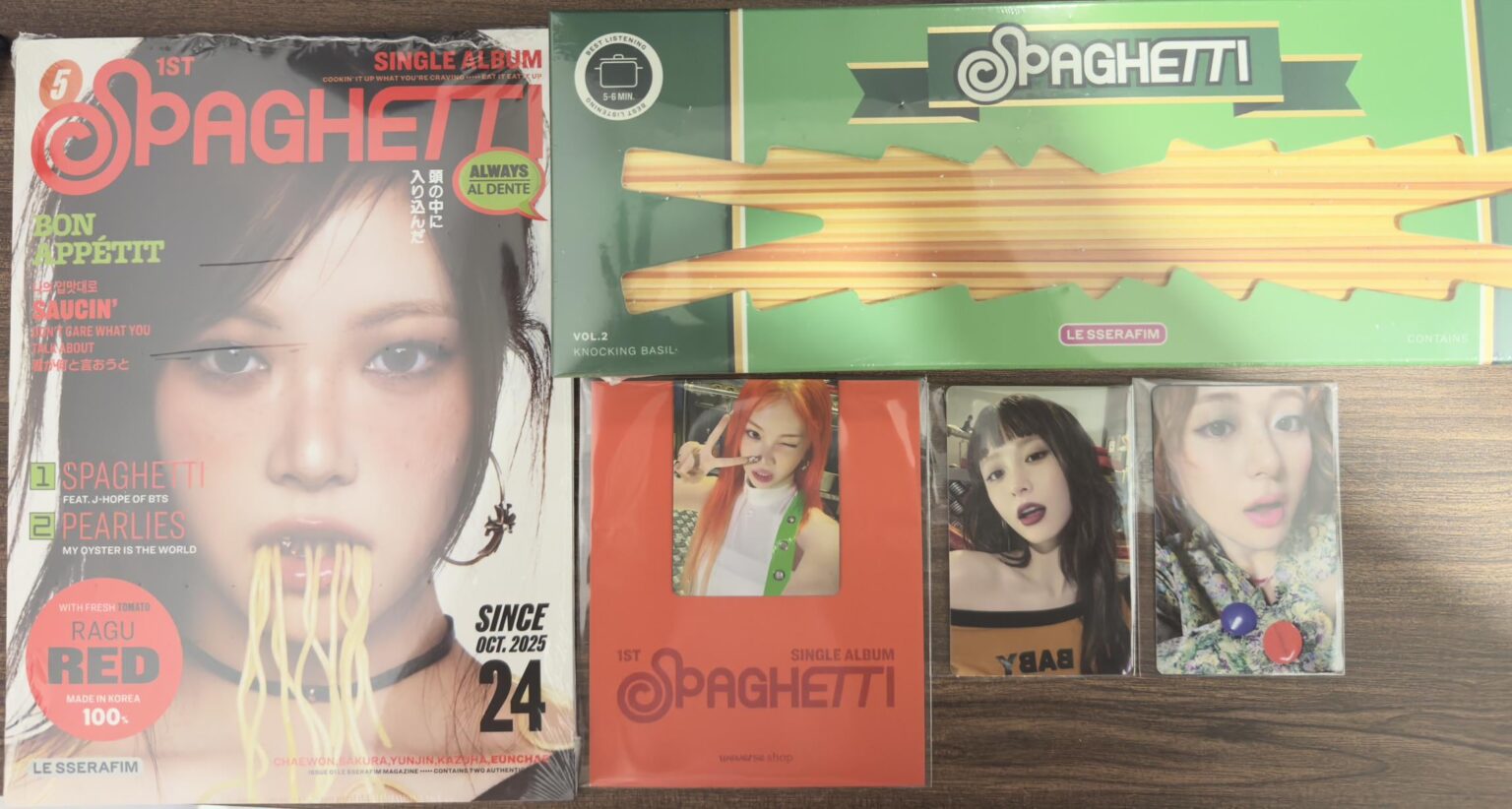 لقد وصلت السباغيتي الخاصة بي