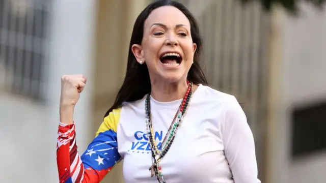 الفنزويلية ماريا كورينا ماتشادو الفائزة بجائزة نوبل للسلام