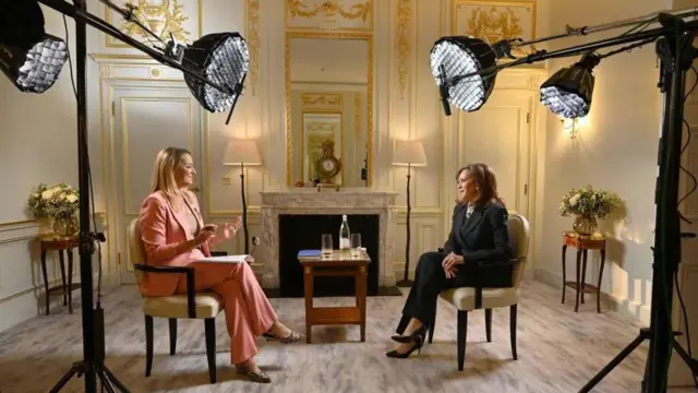 لقاء خاص لبي بي سي مع نائبة الرئيس الأمريكي السابقة كامالا هاريس