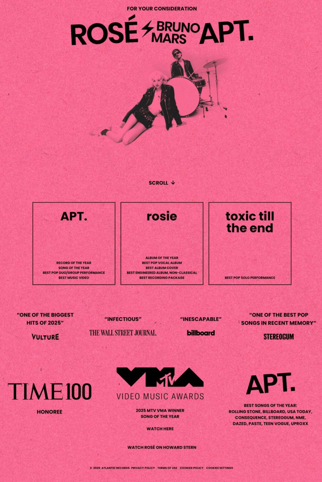 Rosé - للنظر في Grammys