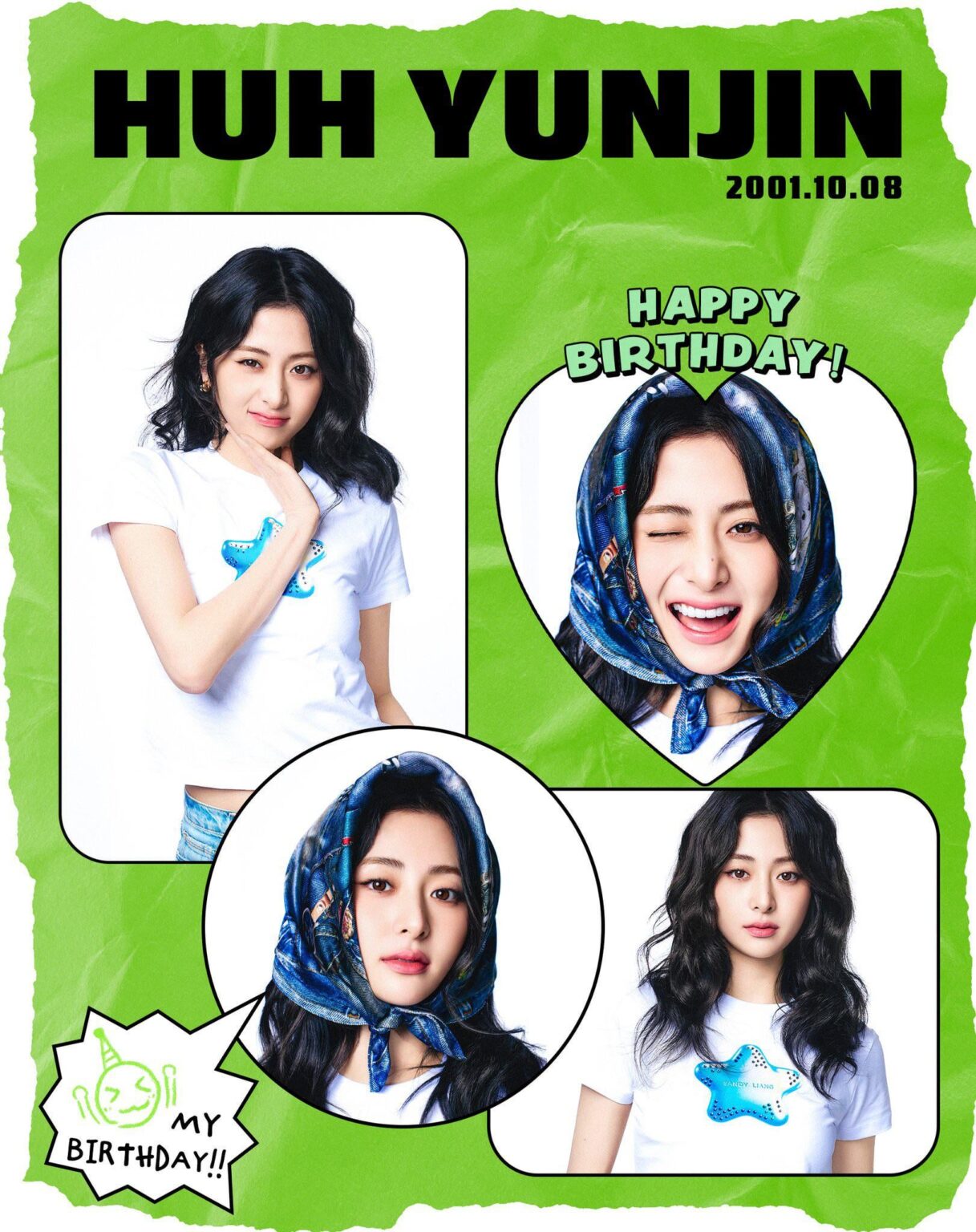 251008 تحديث تويتر LE SSERAFIM - صورة خاصة ليوم يونجين السعيد لعام 2025 📷🎂