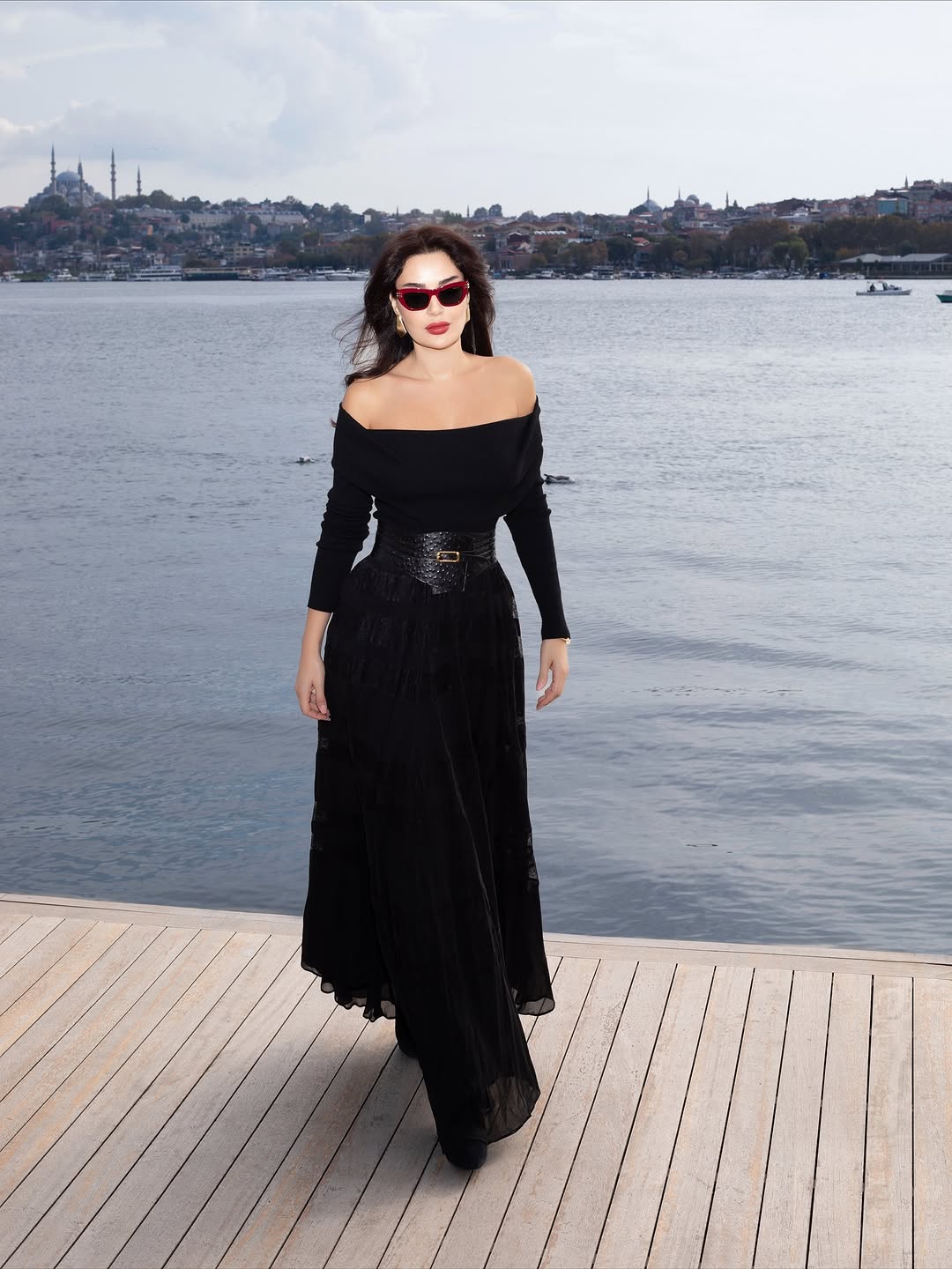 سيرين عبدالنور في جلسة تصوير خاصة باسطمبول (انستغرام)