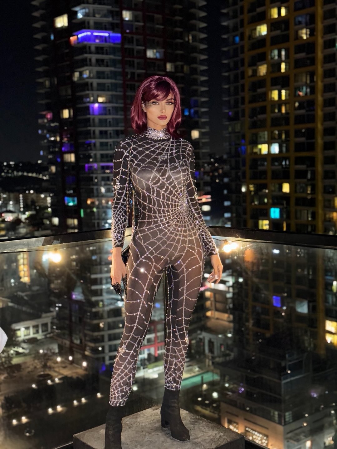 ماهلاغا جابري المرأة العنكبوت (إنستغرام)