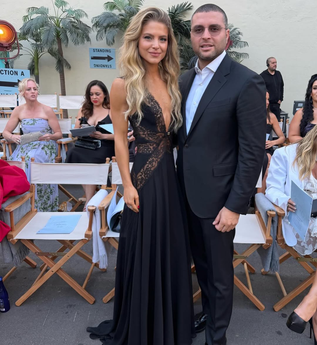 اطلالة كريستينا صعب في لوس انجليس الى جانب زوجها ايلي صعب جونيور (انستغرام)