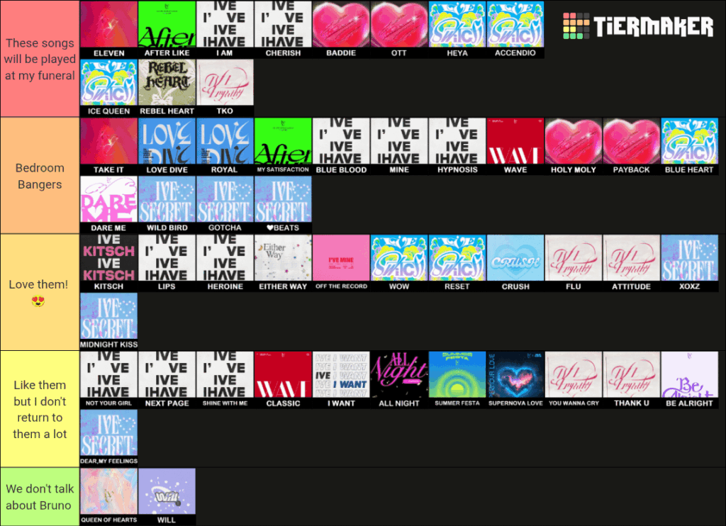تصنيف discography لأن لديهم (أساسا) لا تتخطى 😍