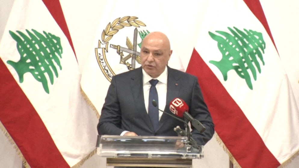 الرئيس اللبناني العماد جوزاف عون. (رويترز)