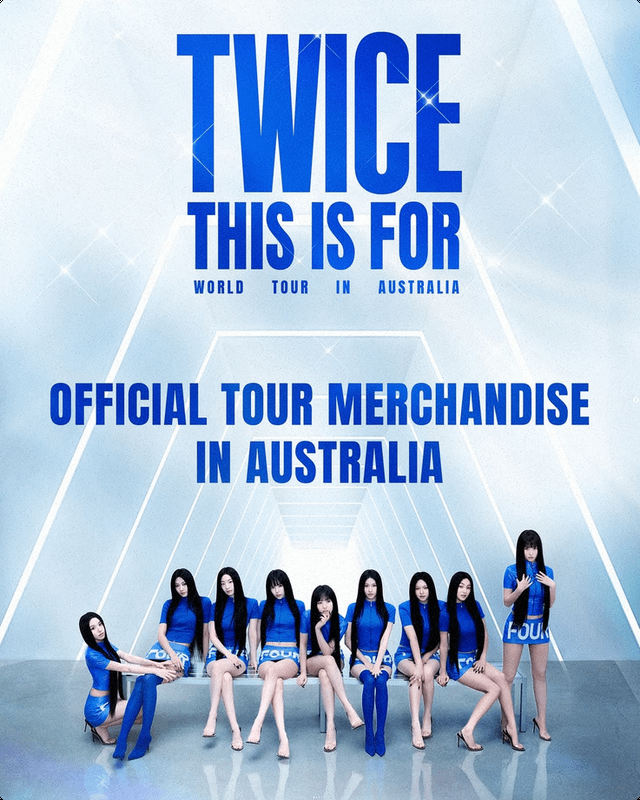 251028 تحديث LiveNationKpop على Instagram - بضائع الجولة الرسمية في أستراليا