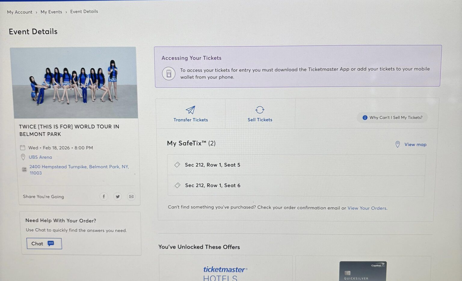 مرتين هذا لبيع التذاكر!!