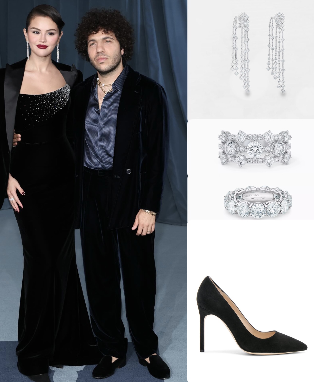 مجوهرات De Beers وحذاء Manolo Blahnik (إنستغرام)