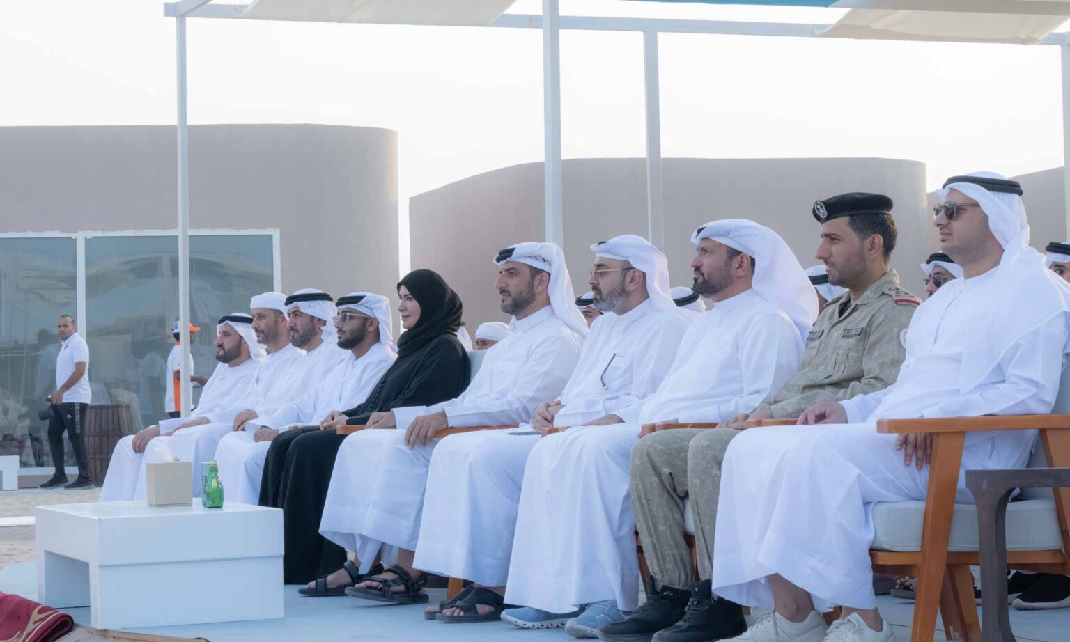 سلطان بن أحمد يشهد ختام نسخة اليوبيل الفضي لمهرجان صير بونعير