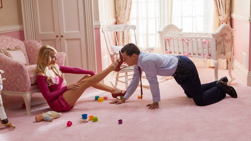 The Wolf of Wall Street, from left: Margot Robbie, Leonardo DiCaprio, 2013.