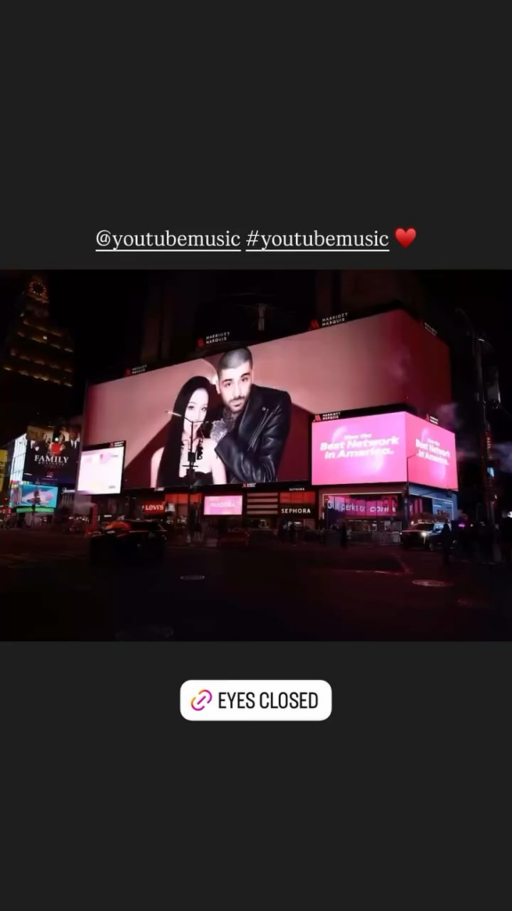 251011 تحديث قصة Jisoo IG مع زين