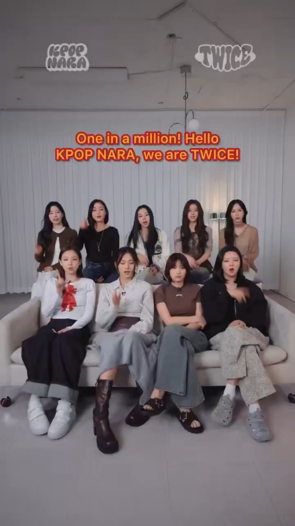 251007 Kpopnara Twitter تحديث: مرة! نحتفل 10 سنوات خاصة مع مرتين في KPOP NARA 🎉❤