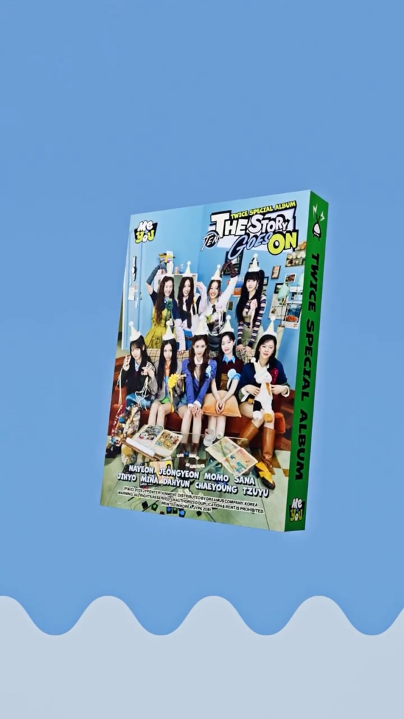 251007 JYPSHOP_OFFICIAL و TWICETAGRAM Instagram Update - مرتين ألبوم خاص Ten: The Story Going on 3D Album Preview (Episode Ver.)