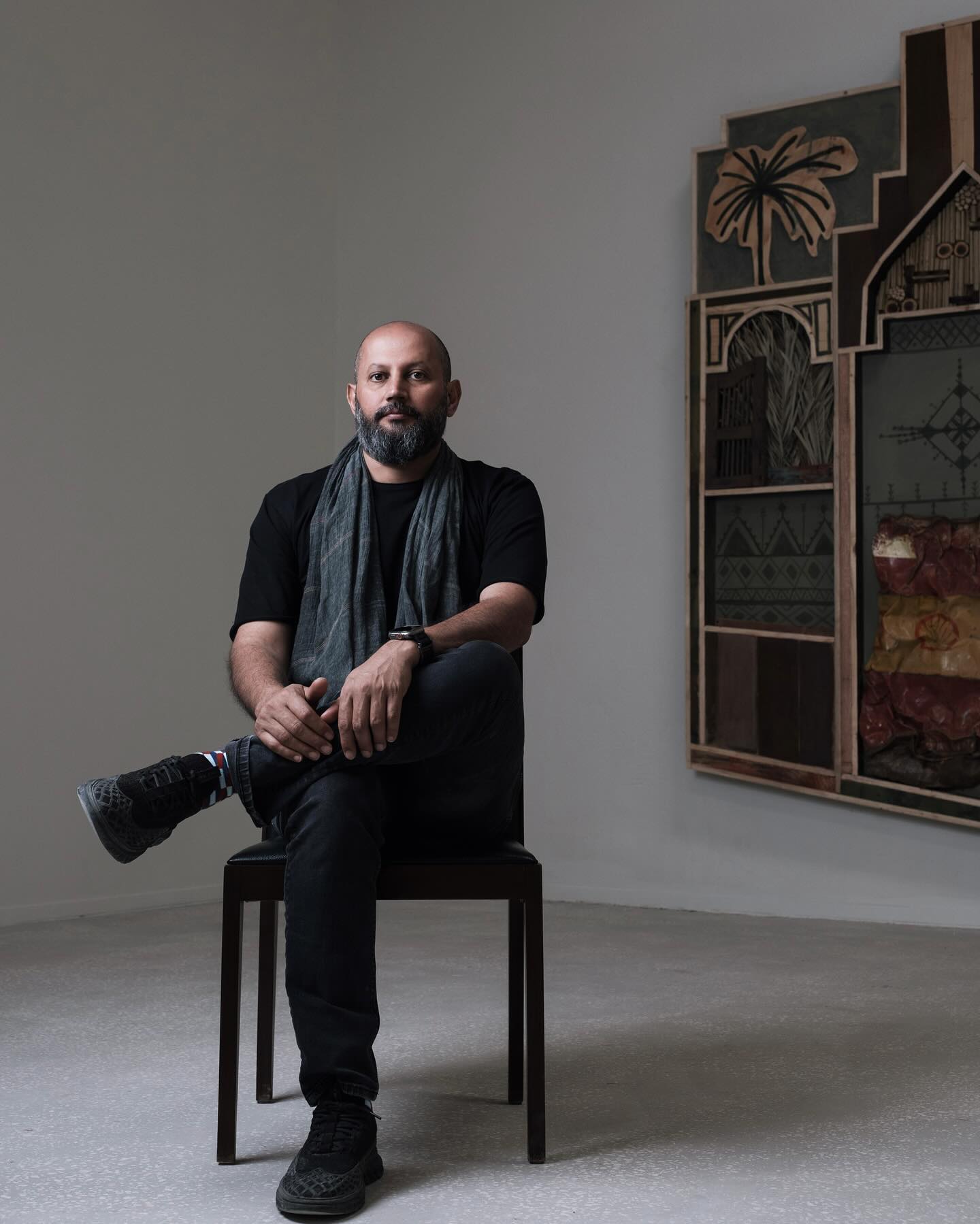 الفنان التشكيلي السعودي راشد الشعشعي (إنستغرام).