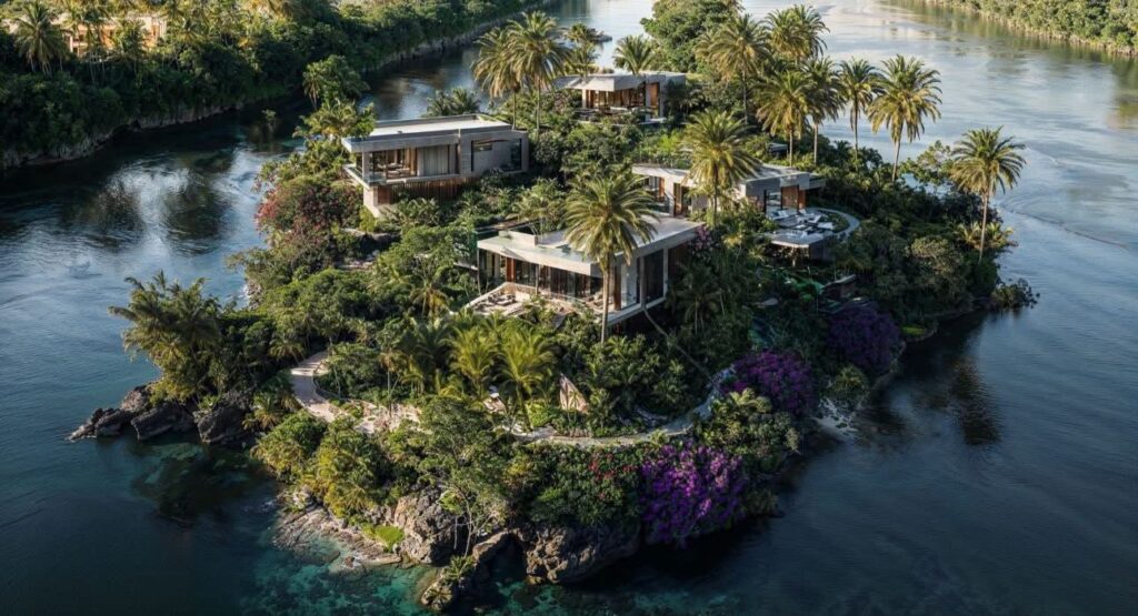 نيشنز أوف سكاي تزيح الستار عن تصميمات الجزر وناطحات السحاب بمدينة “جريان” غرب الجيزة