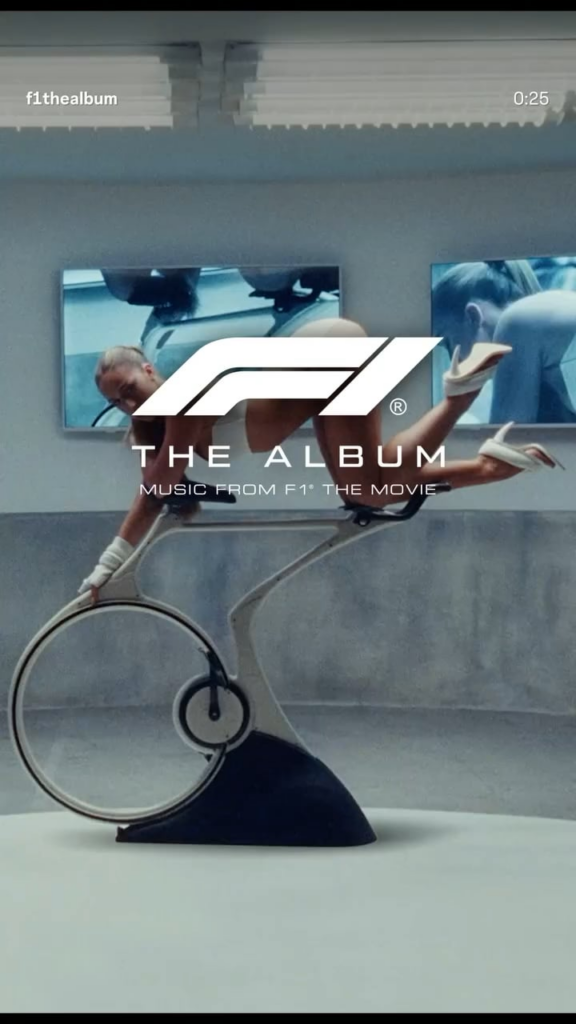 F1 تم تقديم الألبوم (الموسيقى من F1 The Movie) بما في ذلك Rosé - "Messy" للحصول على أفضل الموسيقى التصويرية لتجميع لفئة الوسائط المرئية في Grammys