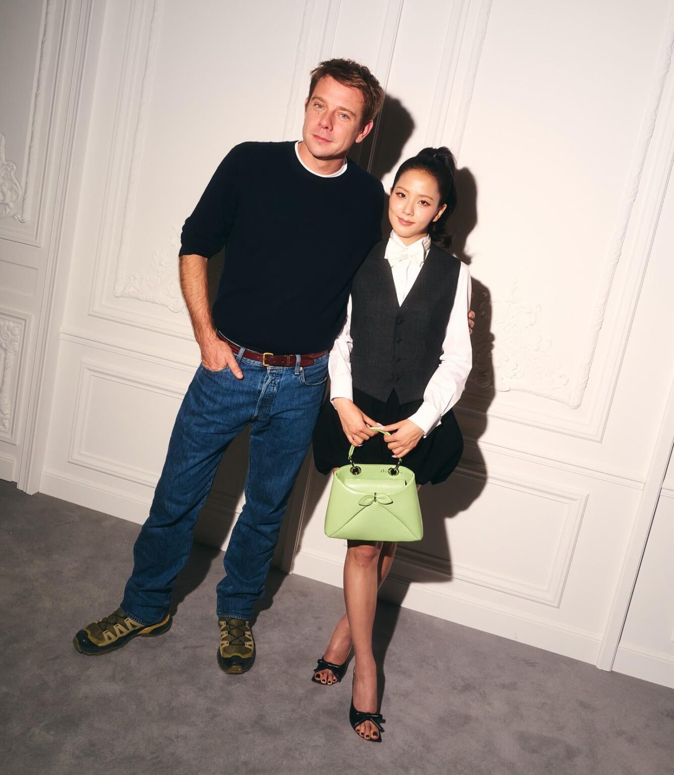 251001 Jisoo W/ Jonathan Anderson @ Dior Paris Week