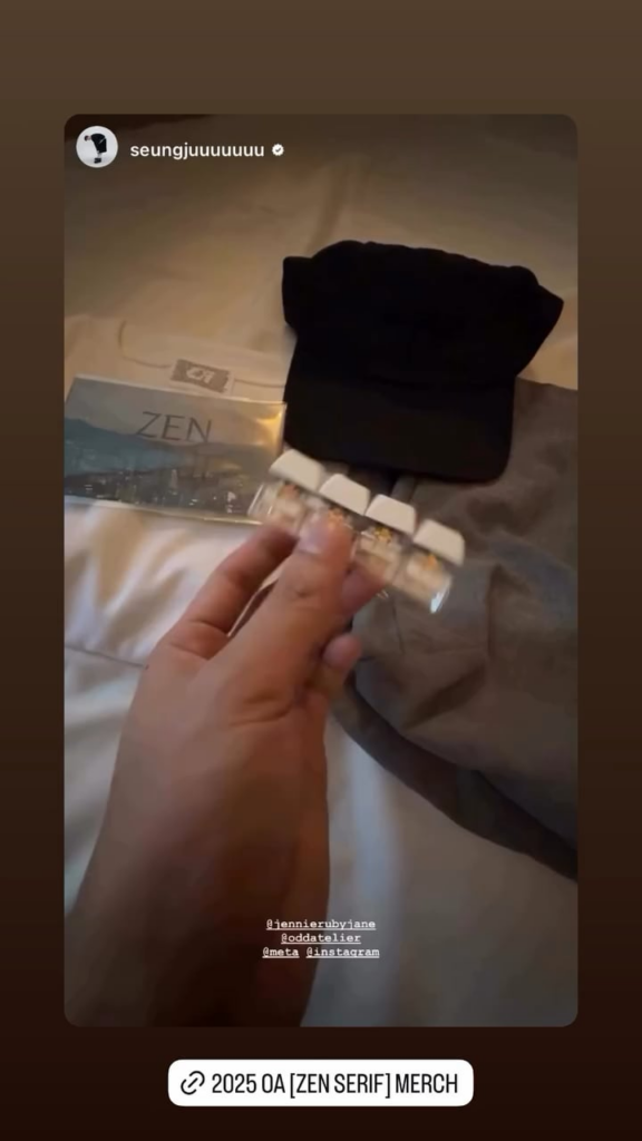 251010 تحديث قصة جيني (ODDATELIER) على الانستغرام