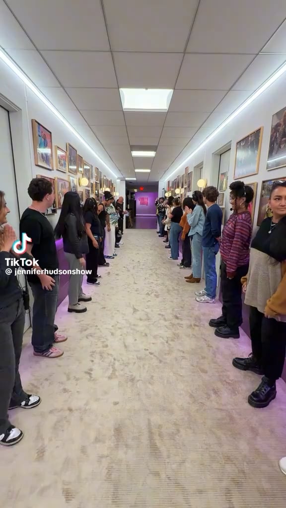 251028 LE SSERAFIM @ The Jennifer Hudson Show (Tunnel Walk) عبر Tiktok