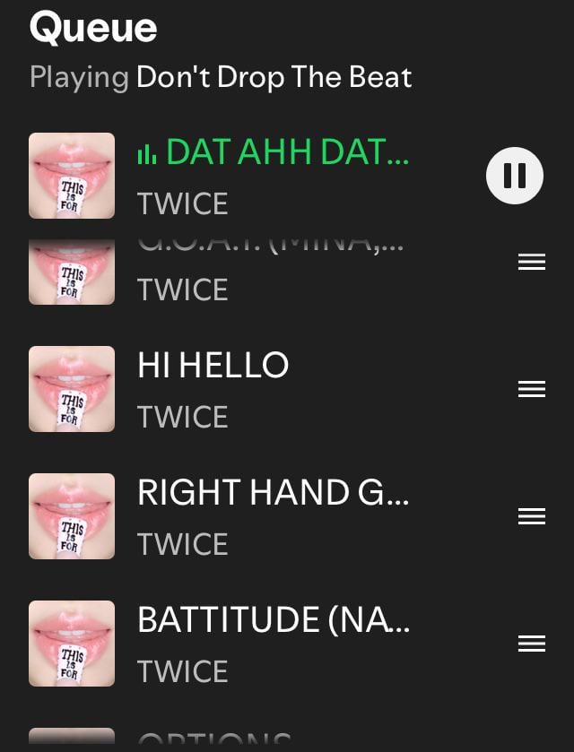 تتضمن قائمة التشغيل "Don't Drop the Beat" التابعة لجمعية القلب الأمريكية TIL أغانٍ من This is For