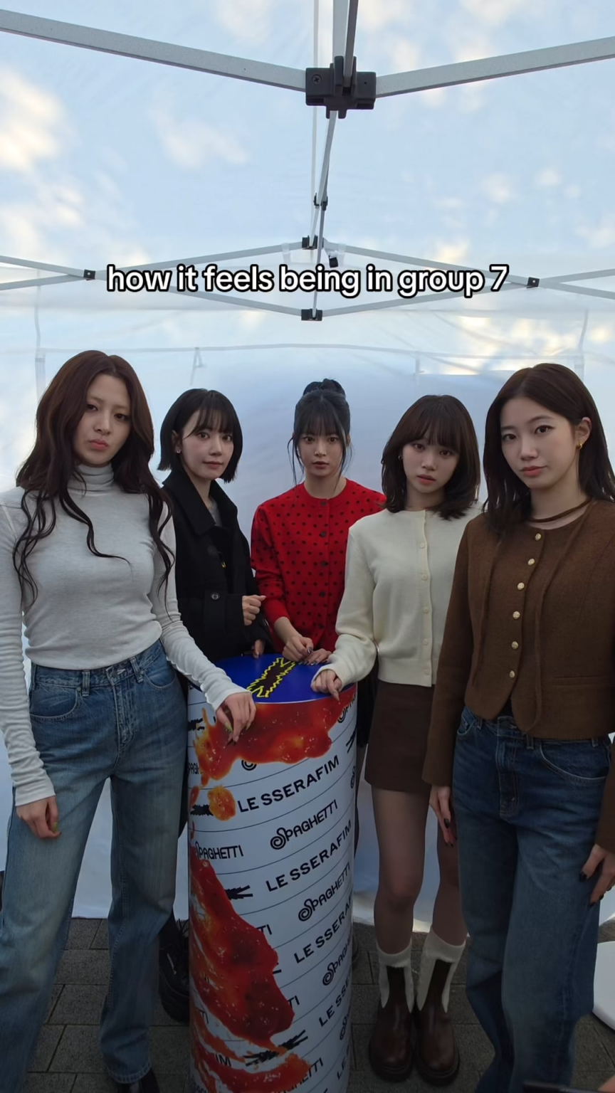 251030 تحديث LE SSERAFIM على التيك توك - نحن الآن في #group7