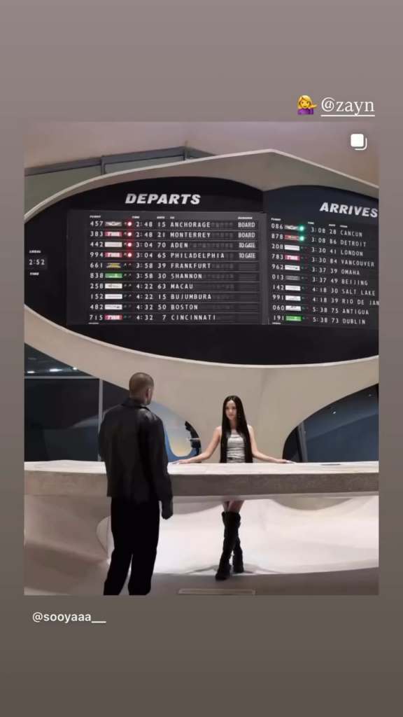 251010 تحديث قصة Jisoo IG مع زين